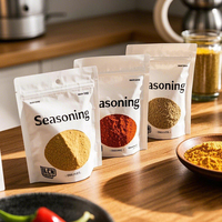 Sac d'Emballage pour Condiments en Poudre Sèche, Thermoscellable, Haute Qualité, Personnalisé, en Plastique et Feuille d'Aluminium – Vente en Gros