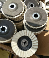 Disques de polissage à lamelles en feutre de laine pour meuleuse d'angle 115 mm (4,5 po) pour verre, marbre et métal