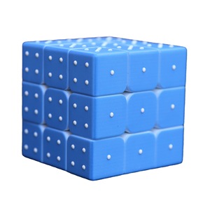 Cubo Magico XR Mini Braille 3x3x3, Versione in Rilievo Stampata in 3D, Puzzle per lo Sviluppo del QI e del <span class=keywords><strong>Ragionamento</strong></span> <span class=keywords><strong>Logico</strong></span> - Product Image 5
