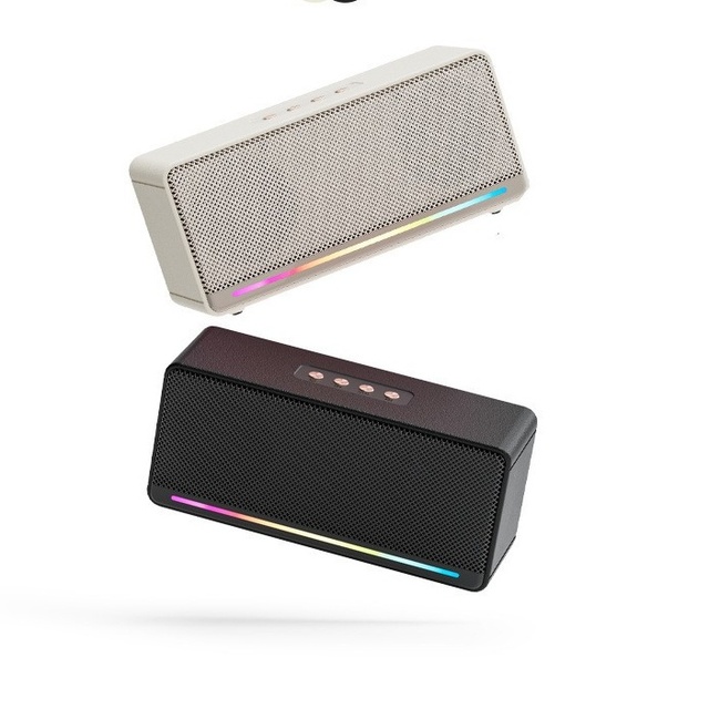 Factory Supply Speaker Portable Wireless BT Speaker Home RGB Speaker With LED FM Radio