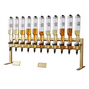 Expositor de Perfumes Personalizado con 12 Cabezas Doradas, Juego de 12 Botellas, Dispensador de Perfume, Máquina de Llenado de Perfume, Barra de Perfume - Product Image 1