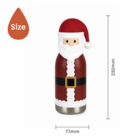 Bouteille d'eau isotherme en acier inoxydable 3D motif dessin animé Tairflask, très populaire pour Noël, cadeau pour enfants, idéale pour les voyages et les activités de plein air
