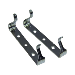 Support d'<span class=keywords><strong>angle</strong></span> en métal plaqué robuste de 2 pouces en forme de L pour étagères en bois, meubles, armoires, équerres d'<span class=keywords><strong>angle</strong></span> à 90 degrés à un seul côté - Product Image 5