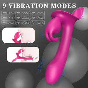 S-Hande Lesbischer Vibrator Realistischer Umschnalldildo mit Vibration G-Punkt-Stimulator Weicher Silikon Lesbischer Tragbarer Dildo - Product Image 5