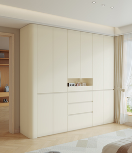 Armario de Madera Maciza Ecológico Personalizable XHA con Puertas Corredizas, Diseño Moderno para Dormitorio, Mueble para el Hogar, 2026, Superventas, 5 Cajones - Product Image 5