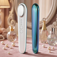 Stylo de massage oculaire vibrant 3 modes, rechargeable, avec compresse chaude, appareil de beauté portable pour le visage et les yeux