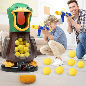 Set Gioco di Tiro con Due Pistole e Bersaglio Mobile per Bambini, Gioco di Tiro con Proiettili Morbidi in Schiuma a Forma di Papera - Product Image 2