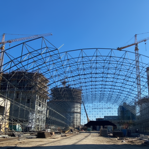 工业钢结构建筑 预制拱形建筑 预制仓库 轻型预制车间 - Product Image 5