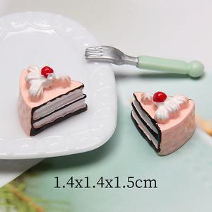 Accesorios de resina al por mayor de alta calidad sándwich crema pastel triángulo Arco Iris pastel DIY teléfono móvil Material de la Caja - Product Image 4