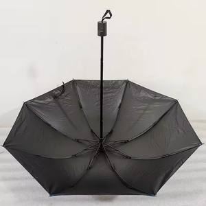 Parapluie promotionnel <span class=keywords><strong>pas</strong></span> <span class=keywords><strong>cher</strong></span> en gros, <span class=keywords><strong>parasol</strong></span> portable, logo personnalisé, pliable manuel, parapluie à 3 plis - Product Image 5
