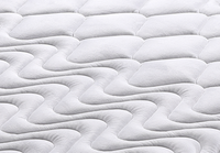 Matelas hybride moderne chinois Rucas de haute qualité avec surmatelas, fonctions de massage rafraîchissant, éponge pliable, 23 cm, douceur moyenne, garantie 10 ans