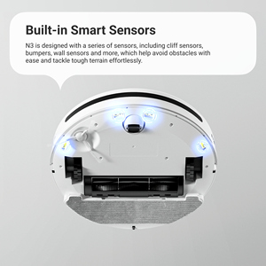 Automatic Mini Cordless Robotic <b>Vacuum</b> Cleaner App-Controlled Dirt Disposal <b>Wet</b>/<b>Dry</b> Mopping for Carpet Floors Robot <b>Vacuum</b> Clean - Product Image 2