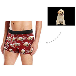 China Dropshipping Custom Printed Face Slutty Men Non slip <strong>Imported</strong> <strong>Underwear</strong> for Men