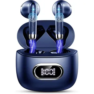 Huien Wireless Earbuds Bluetooth 5.3 Headphones HiFi stereo Tws Earbuds with IPX7 Waterproof Earphones