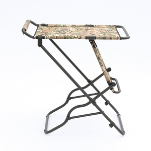 Outdoor <span class=keywords><strong>2</strong></span> In 1 Multifunctionele Eenvoudige Tafel Draagbare Opvouwbare Picknickstoel Camouflage Campingstoel - Product Image 4