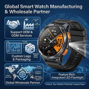 <span class=keywords><strong>Montre</strong></span> connectée K67A en gros, prix usine, GPS intégré, écran AMOLED 1,43 pouces, batterie 530 mAh, appels Bluetooth - Product Image 1