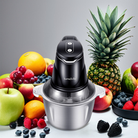 Penjualan Terlaris Pengolah Makanan Listrik Berkualitas Tinggi dari Baja Tahan Karat Multifungsi Mixer Rumah Tangga Pembuat Smoothie Penggiling Daging