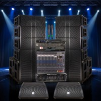 Pack de haut-parleurs Line Array BA210 double 10 pouces avec moniteurs de scène pour les commandes et les devis de projets sonores pour les entreprises de location