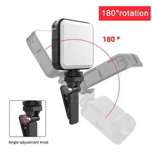 AY49 video <span class=keywords><strong>vlogging</strong></span> kit LED Luz de relleno cámara-montaje vlogger micrófono con mango de agarre y controlador para teléfonos inteligentes vlog - Product Image 6