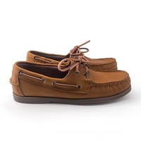 Mocassins en cuir véritable huilé unisexe, antidérapants, souples, pour la marche, style bateau, pour hommes, vente en gros