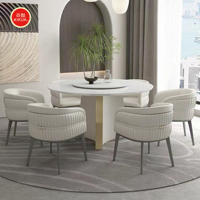 Chaise de salle à manger moderne en bois massif de frêne avec siège en cuir - Durable et écologique - Meubles pour restaurant, hôtel, café