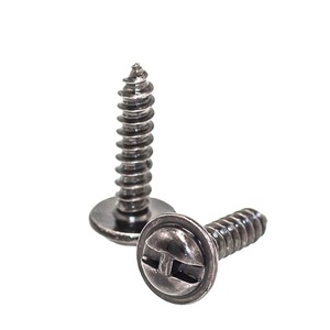 Arandela fija antirrobo Extremo superior Brida de color negro Phillips Pan Head Button Head Wafer Truss Head Tornillos - Product Image 1