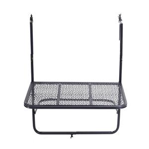 Table de garde-corps de balcon Table de bar pliante suspendue pour extérieur pour garde-corps Table suspendue pour patio <span class=keywords><strong>sur</strong></span> garde-corps en aluminium côté métal - Product Image 4