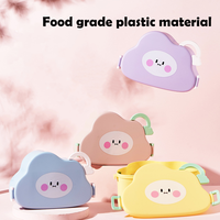 Lonchera Infantil con Diseño de Sandía, Ecológica, Hermética, con 3 Compartimentos, Apta para Microondas, con Cubiertos