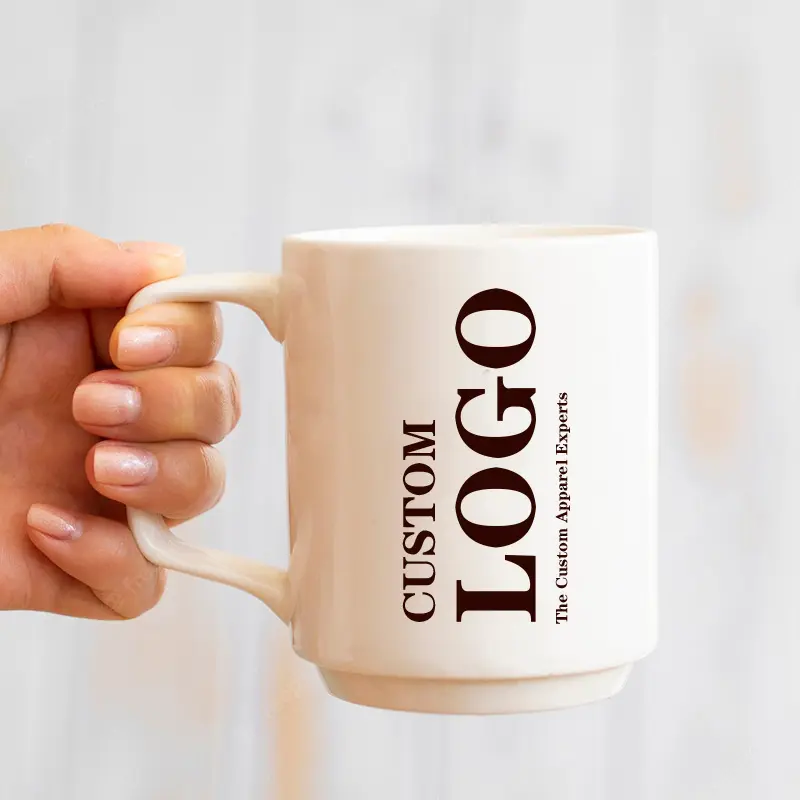 15oz White Ceramic Personalized Coffee Mug with Custom Photo Text Logo or Design Both front and back options Best Mug Gifts