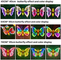 Toprex Étanche Dynamique De Haute Qualité Papillon Led Motif Lumière Avec Abeille Lumière Pour Pâques Obon Festival Décoration