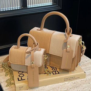 Istaromo quà tặng của phụ nữ khối màu cầm tay nách túi cao cấp duy nhất Vai Crossbody Polyester đa năng nhỏ vuông - Product Image 1