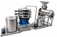 Volledig automatische mini-sapverwerkingslijn voor citrusvruchten, sinaasappels, druiven, fruit en groenten, geschikt voor commerciële en industriële sectoren.