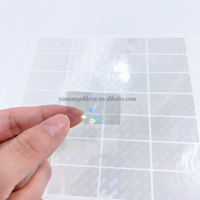 Autocollant holographique de fabrication d'autocollant d'hologramme personnalisé en Chine avec autocollant en papier d'hologramme de code QR
