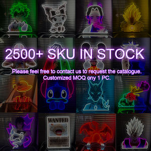 Vente en gros de LED acryliques personnalisées imprimées UV néons animés lumineux pour chambre d'enfants cadeau de fête gaming - Product Image 6