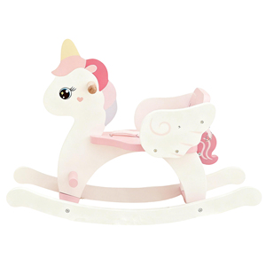 Cheval à <span class=keywords><strong>bascule</strong></span> <span class=keywords><strong>en</strong></span> <span class=keywords><strong>bois</strong></span> <span class=keywords><strong>licorne</strong></span> rose, jouet <span class=keywords><strong>licorne</strong></span> féerique, chaise à <span class=keywords><strong>bascule</strong></span> - Product Image 1