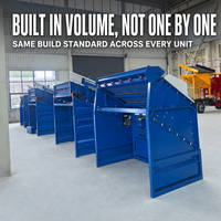Crible vibrant pour terreau, compost, sable, séparateur de gravier, recyclage des déchets, cribleur 2YK portable linéaire