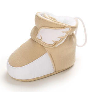 Botas de Invierno para Bebés Recién Nacidos, Algodón Cálido, Al Por Mayor, Novedad de <span class=keywords><strong>2021</strong></span>, Zapatos con Alas de Ángel Encantadoras, Felpa Suave, Suela Suave, Botines para Bebés - Product Image 5