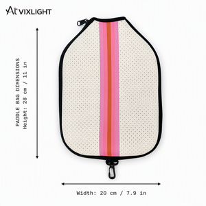 Estuche para Raqueta de Pickleball, Bolsa Deportiva Cruzada a Rayas para Almacenamiento y Protección de Palas, Ideal para Recreación al Aire Libre - Product Image 2
