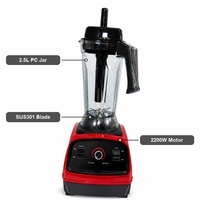 FURUIMATE 2.5L Professionele Heavy Duty Blender 2200W Hoge Snelheid Voedselverwerker voor Smoothie Juice Bar