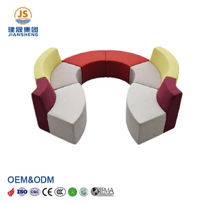 Sofá de Madera de Estilo Europeo Moderno para Jardín de Infancia, para Aula Escolar - Product Image 1