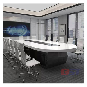 Mesa <span class=keywords><strong>de</strong></span> reuniones minimalista <span class=keywords><strong>de</strong></span> <span class=keywords><strong>piedra</strong></span> <span class=keywords><strong>artificial</strong></span>, muebles <span class=keywords><strong>de</strong></span> oficina populares <span class=keywords><strong>de</strong></span> alta calidad - Product Image 2