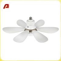 Ventilador de Techo LED Inalámbrico Moderno de 6 Aspas con Control Remoto y Luz Regulable de 220V, Compatible con Iluminación para Hogar y Oficina
