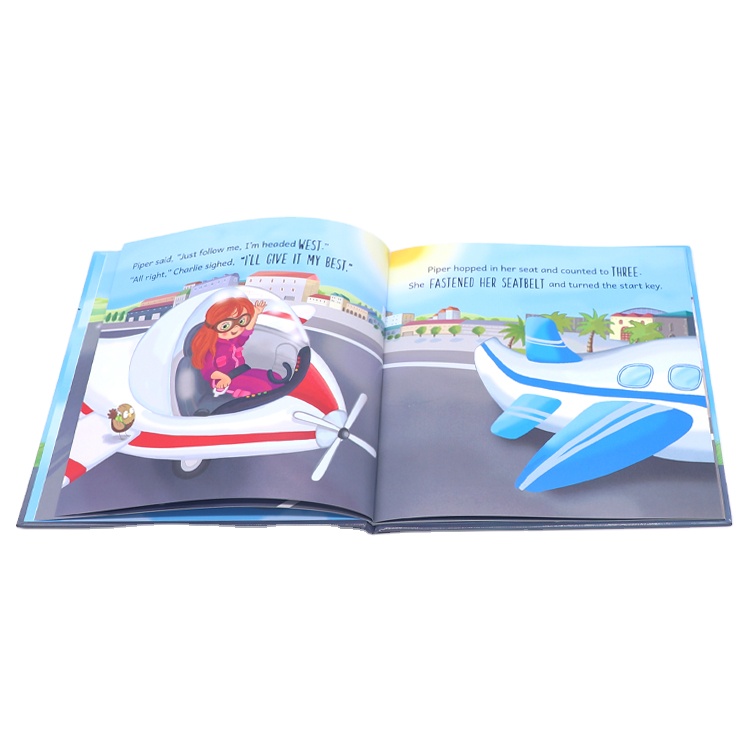 Высококачественная профессиональная Индивидуальная Классическая книга в твердом переплете, яркая картина, детская книга, цветная печать