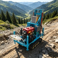 Foreuse compacte pour puits d'eau, petite, à commande directe, avec fonctionnement efficace et résultats fiables pour les puits d'eau agricoles