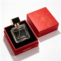 Boîte cadeau de luxe pour parfum, sur mesure, avec couvercle rigide, en carton et papier, impression de logo personnalisée, estampage à chaud, vente en gros