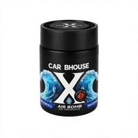 Désodorisant Personnalisé pour Voiture Version Anglaise X – Baume Parfumé Solide en Coton pour Aromathérapie Automobile aux Huiles Essentielles
