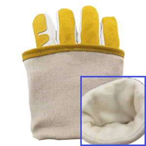Găng tay hàn bằng da An toàn và chống đâm thủng Găng tay lò chịu nhiệt và chịu nhiệt độ cao - Product Image 6