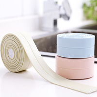 Bande adhésive imperméable de calfeutrage, ruban de réparation pour baignoire, salle de bains, douche, toilettes, bords muraux, PVC auto-adhésifs