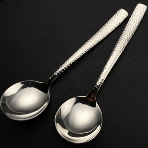 Búa muỗng đặt 18/10 thép không gỉ tốt Muỗng thiết lập với cạnh tròn máy rửa chén an toàn 7.6 inch muỗng canh - Product Image 3