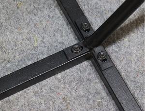 Decorazione del palcoscenico del matrimonio arco lampadario in metallo gancio mezzo cerchio sfondo Display telaio ad arco - Product Image 6